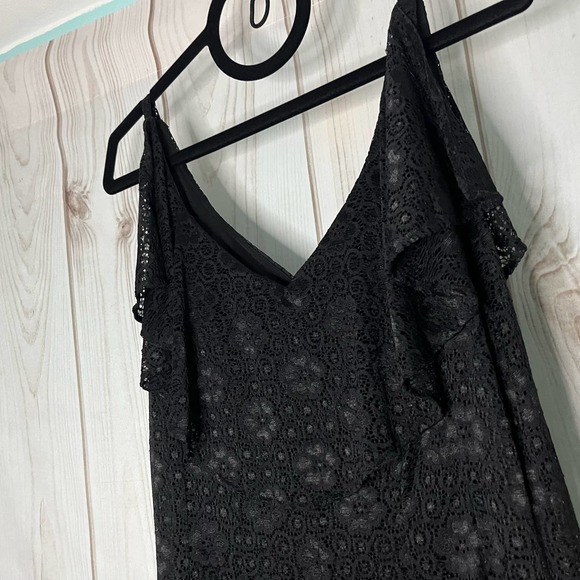 D20 9 West Black Lace Size 14 Dress - Picture 4 of 10
